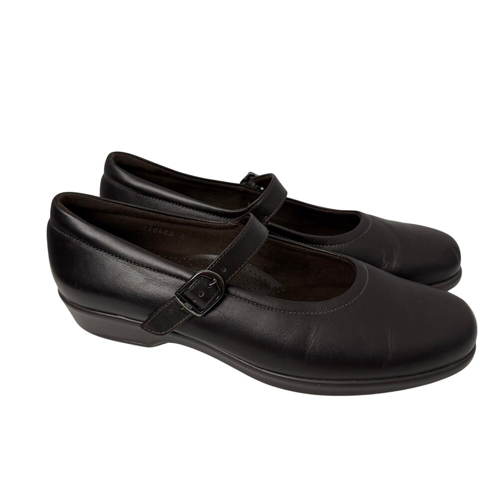 SAS Maria Shoes Womens Size 10 Narrow Dark Brown Mary Jane Comfort
